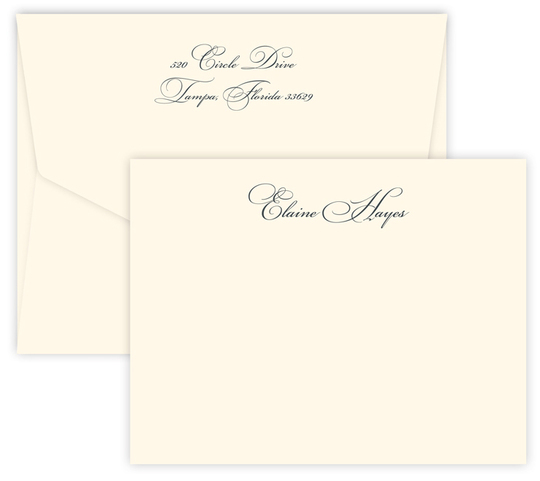Triple Thick Estate Flat Note Cards